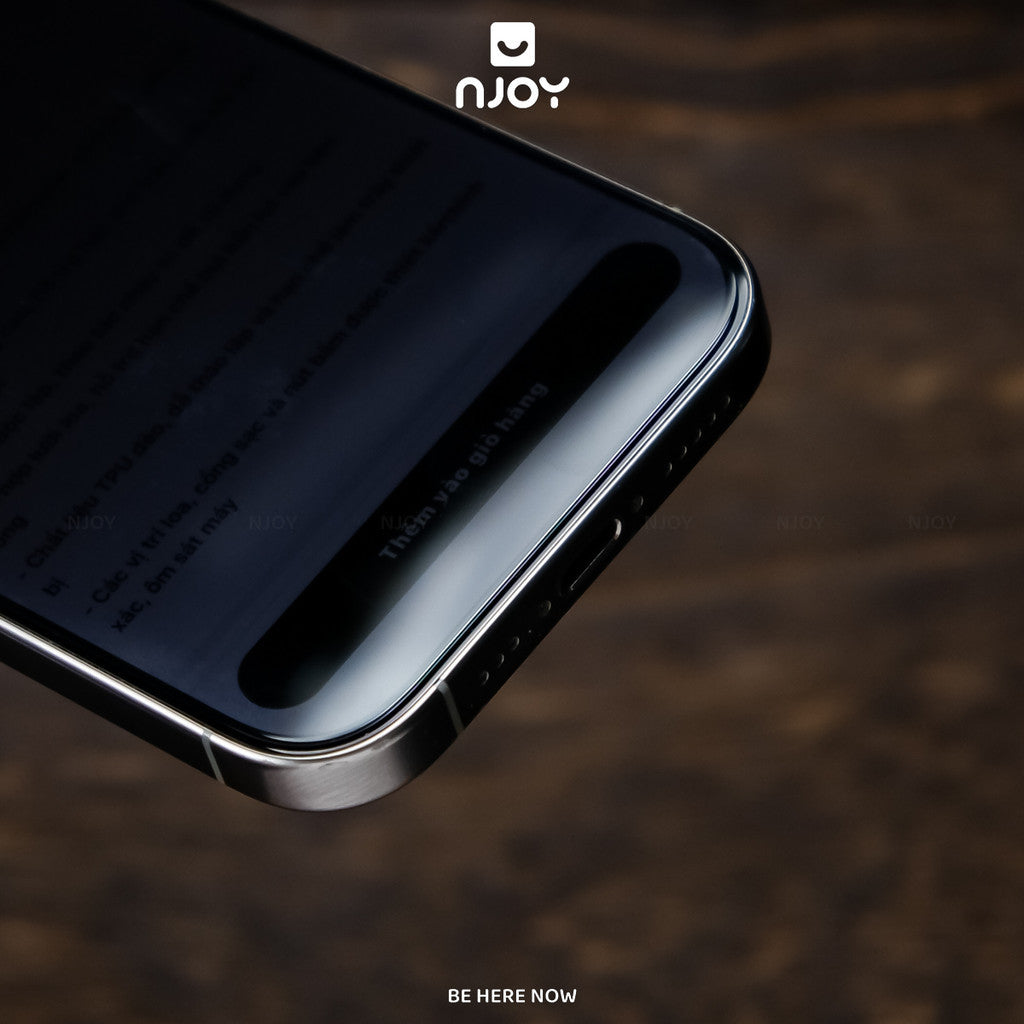 Kính Cường Lực Kuzoom Chống Nhìn Trộm 360 Độ 2.5D Cao Cấp Cho Điện Thoại iPhone 17 Pro Max 16 15 14