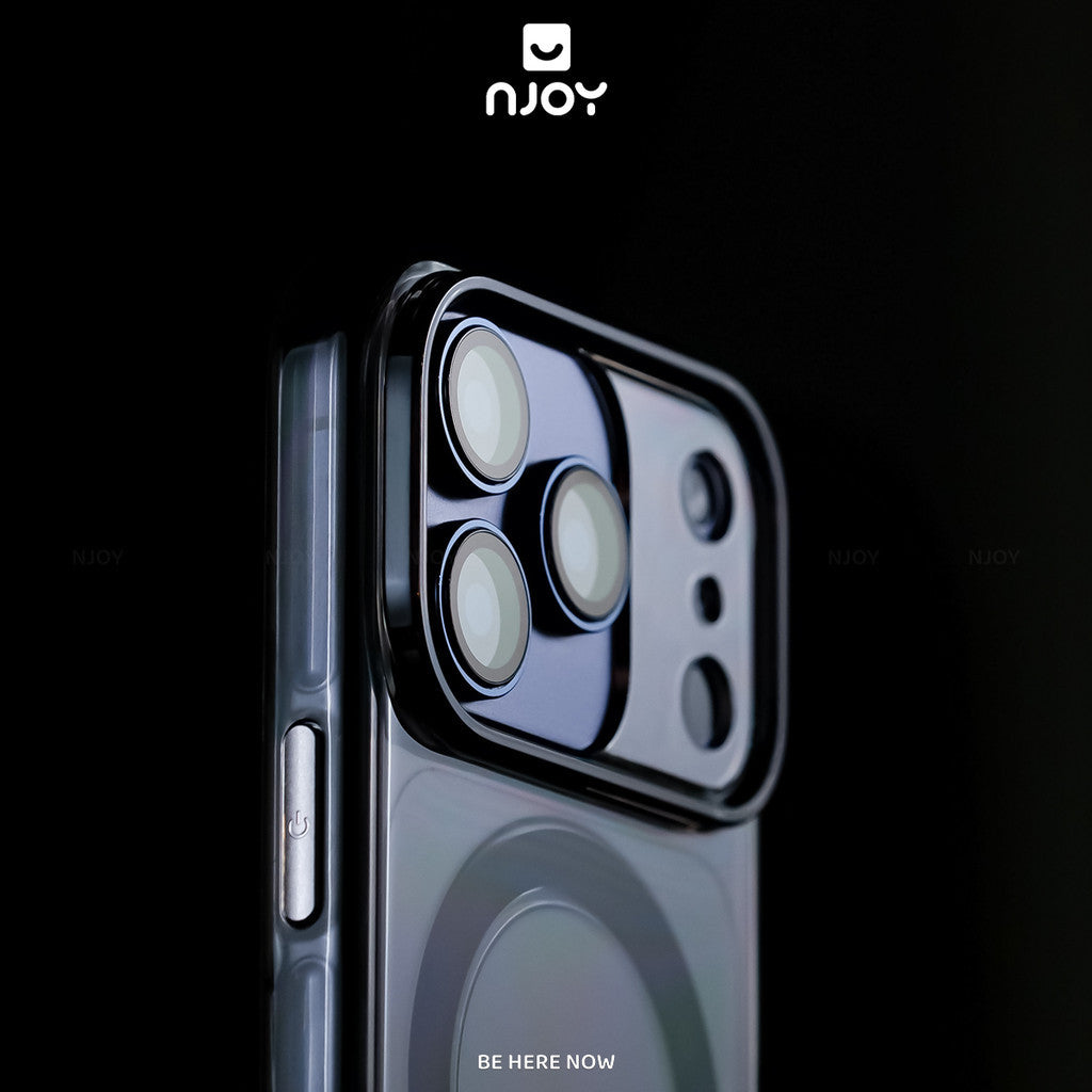 Ốp Trong Suốt Chống Sốc Nhựa Cứng Không Ố Vàng Nút Bấm Kim Loại Cho Điện Thoại iPhone 17 Pro Max