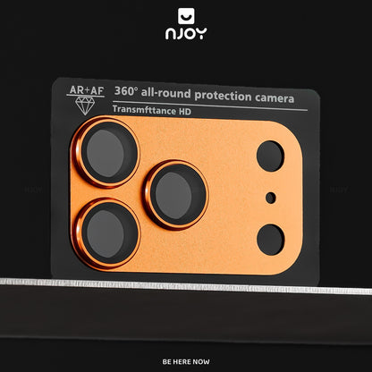Cường Lực Bảo Vệ Camera Khung Hợp Kim Nhôm Phủ AR Chống Vân Tay Cho Điện Thoại iPhone 18 Pro Max 17