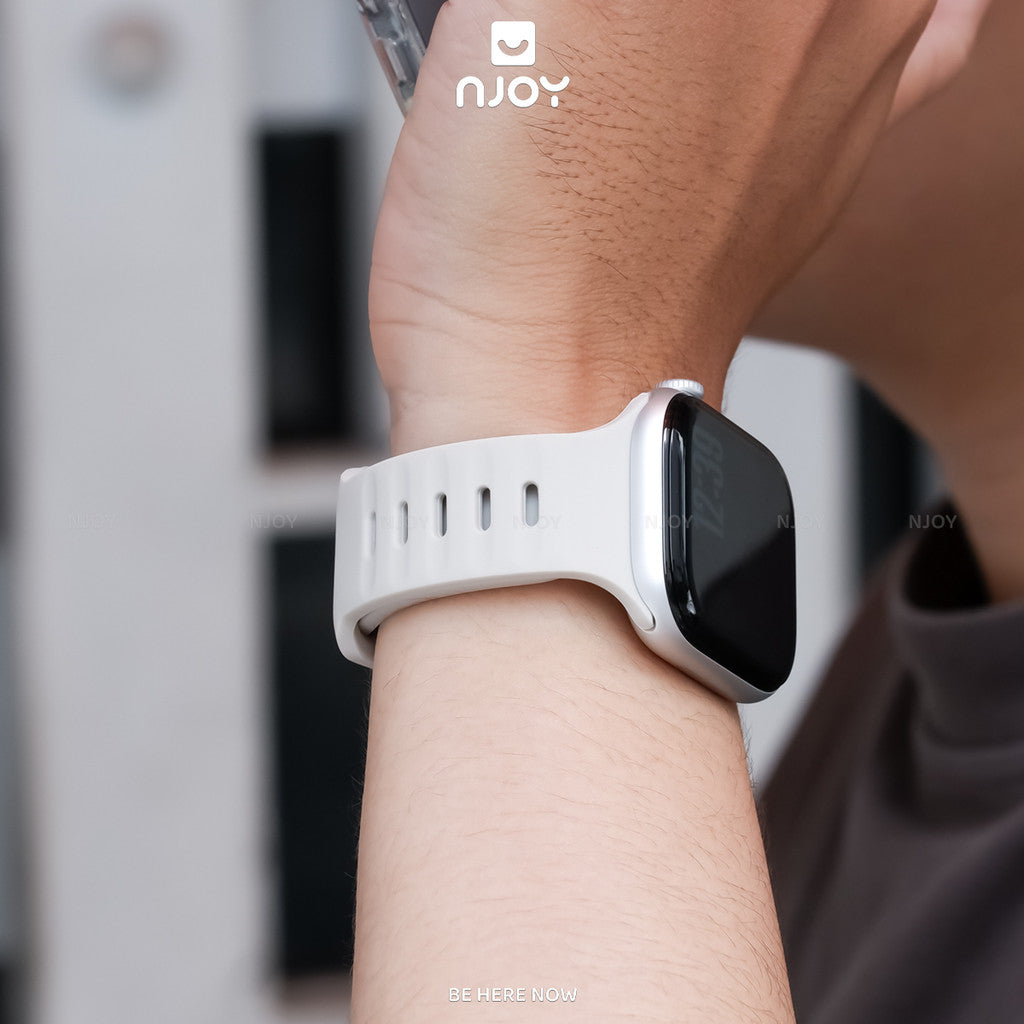 Dây Đeo Silicon Thể Thao Siêu Mịn Cho Đồng Hồ Apple Watch Ultra Series S11 10 9 8 7 6 SE 44/45/46/49 38/40/41/42mm