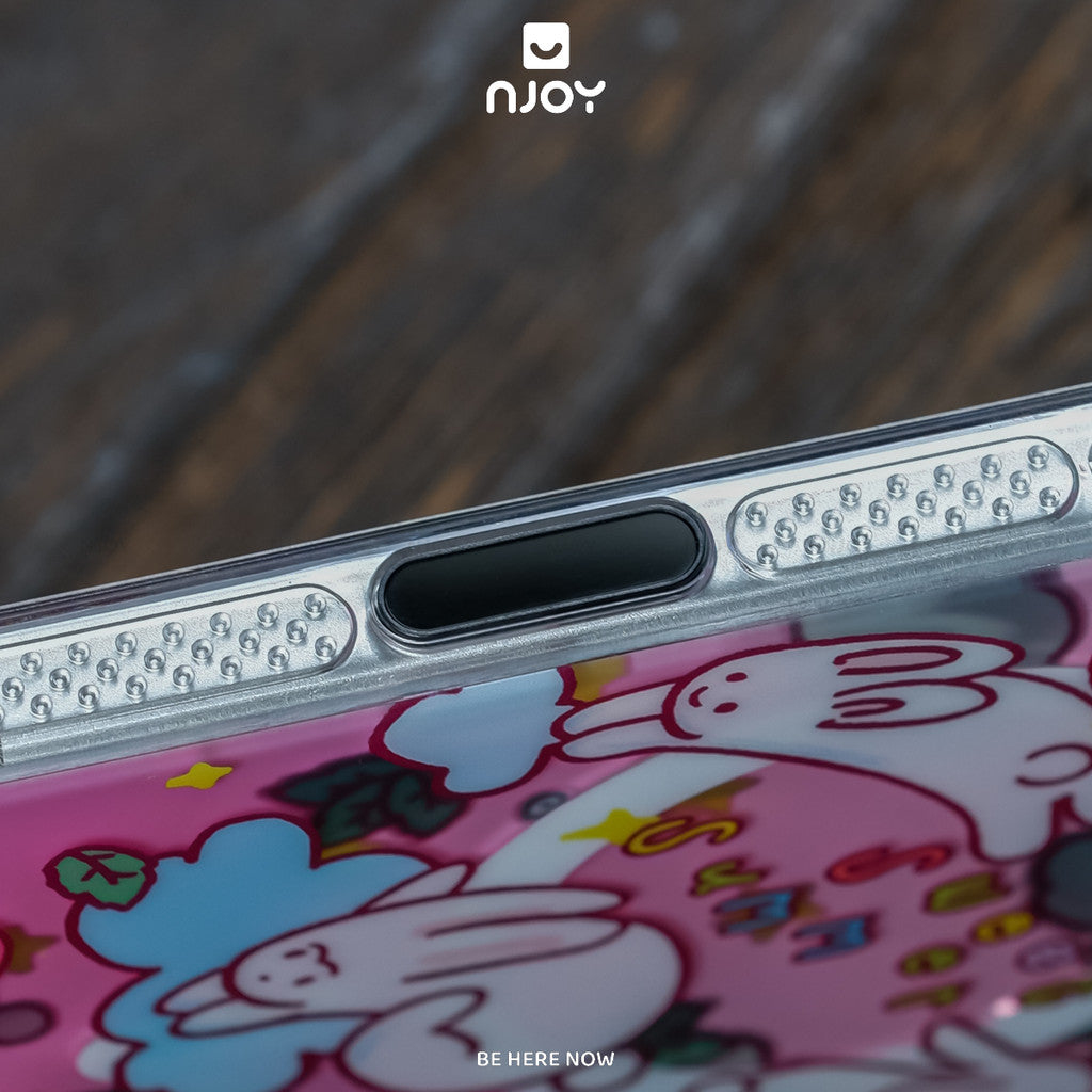 Ốp In Hình Chó Mèo Thỏ Dễ Thương Phản Quang Chống Sốc Cho Điện Thoại iPhone 17 Pro Max 16 15 14 Njoy