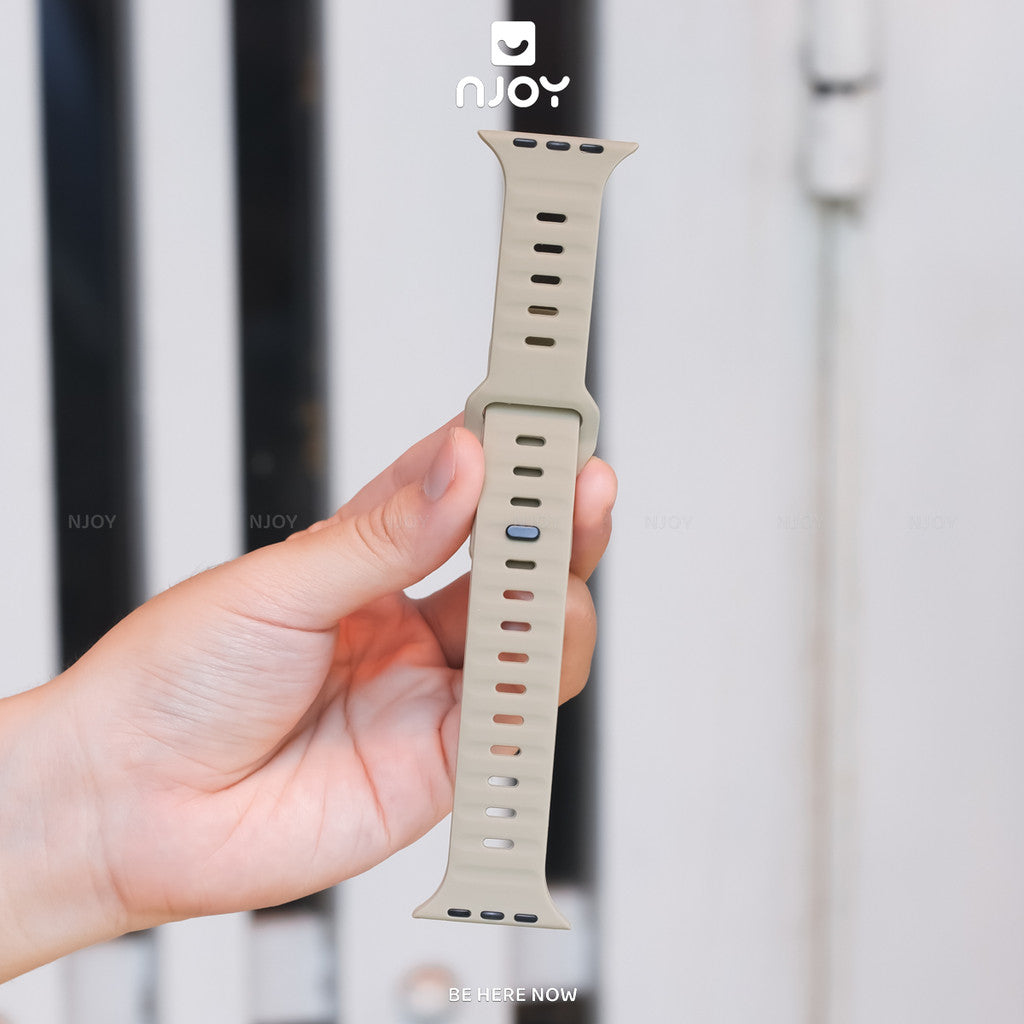 Dây Đeo Silicon Thể Thao Siêu Mịn Cho Đồng Hồ Apple Watch Ultra Series S11 10 9 8 7 6 SE 44/45/46/49 38/40/41/42mm