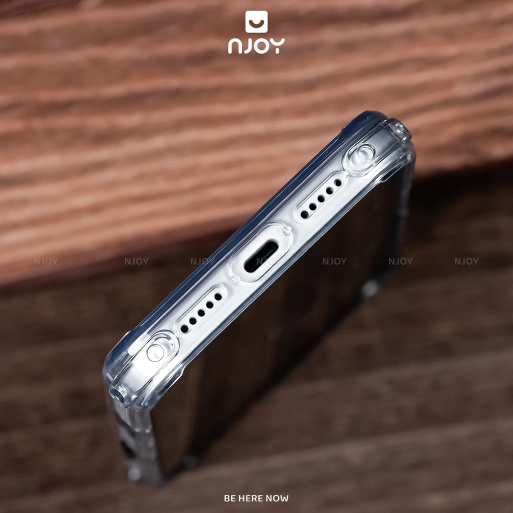 Ốp Nhám Mờ Phản Quang Chống Sốc Cao Cấp Bảo Vệ Camera Cho Điện Thoại iPhone 17 Pro Max 16 15 14 Njoy