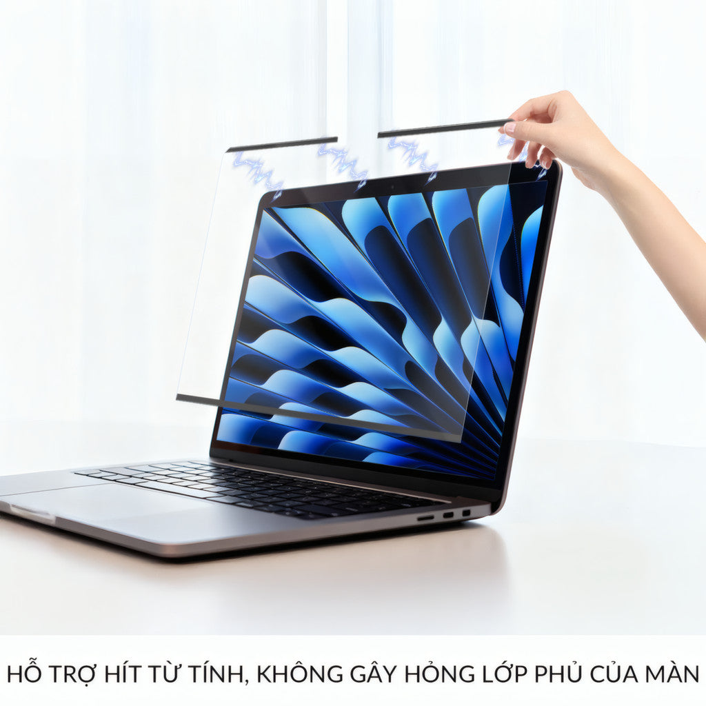 Miếng Dán Màn Hình Từ Tính Chống Ánh Sáng Xanh Anank Cho Laptop Macbook Air Pro 13 13.6 14 15 16"