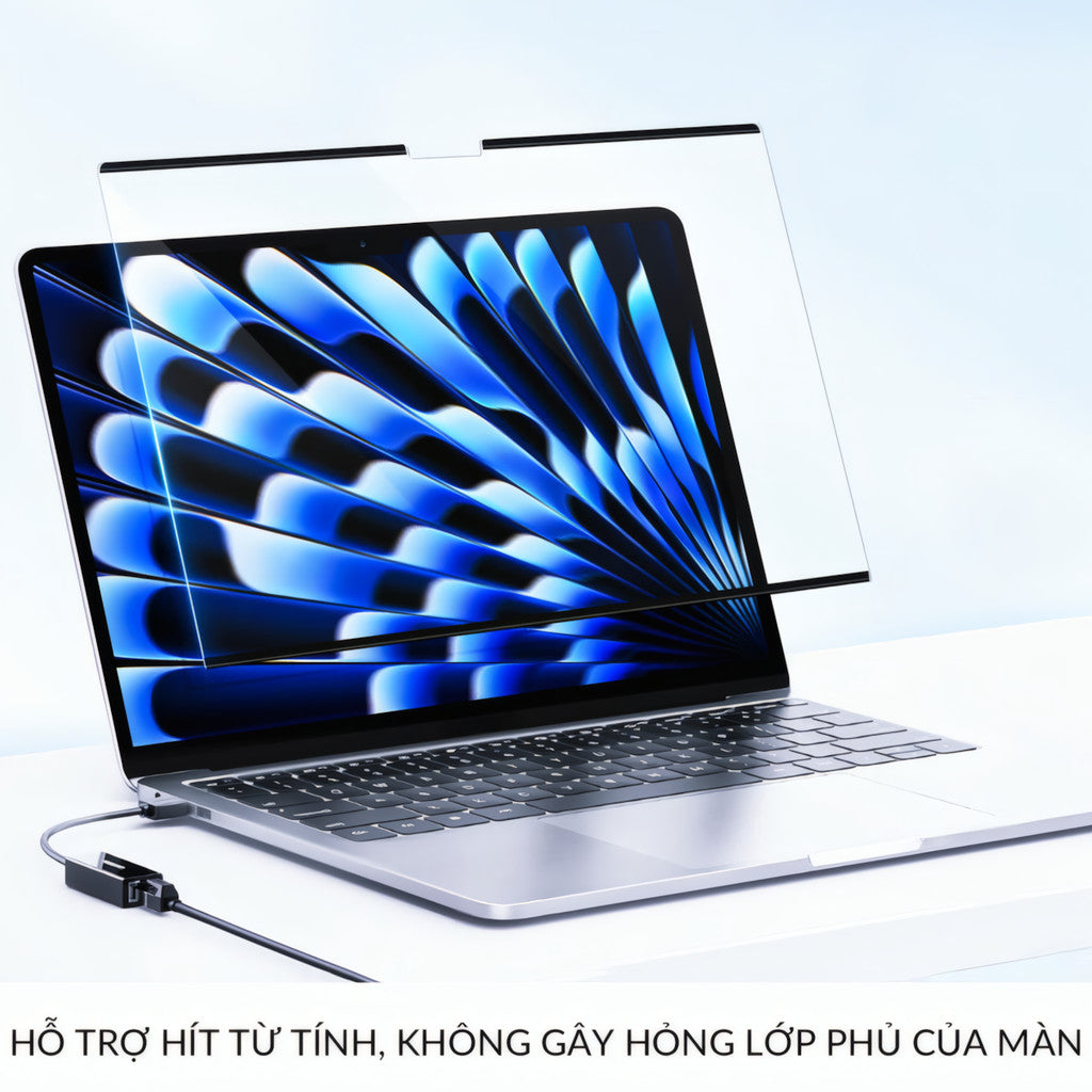 Miếng Dán Màn Hình Từ Tính Trong Suốt Anank Siêu Mỏng Cho Laptop Macbook Air Pro 13 13.6 14 15 16"