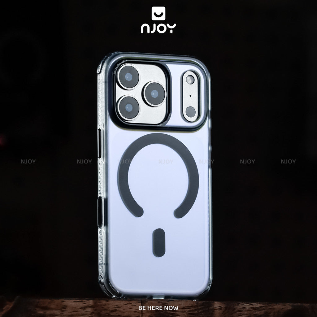 Ốp Nhám Mờ Phản Quang Chống Sốc Cao Cấp Bảo Vệ Camera Cho Điện Thoại iPhone 17 Pro Max 16 15 14 Njoy