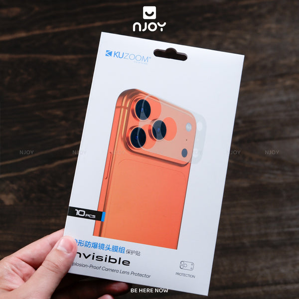 Miếng Dán PPF Kuzoom InvisibleShield Chống Trầy Cho Mặt Lưng Và Camera iPhone 18 Pro Max 17