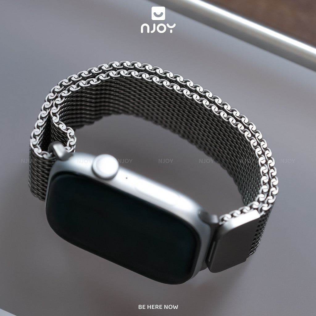Dây Đeo Thép Không Gỉ Cao Cấp Thay Thế cho Đồng Hồ Apple Watch Ultra Series S11 10 9 8 7 6 SE 44/45/46/49 38/40/41/42mm