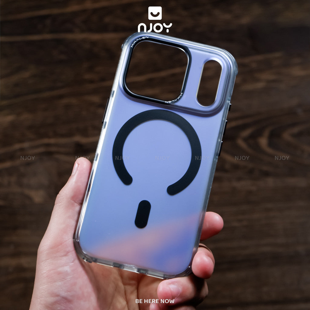 Ốp Nhám Mờ Phản Quang Chống Sốc Cao Cấp Bảo Vệ Camera Cho Điện Thoại iPhone 17 Pro Max 16 15 14 Njoy