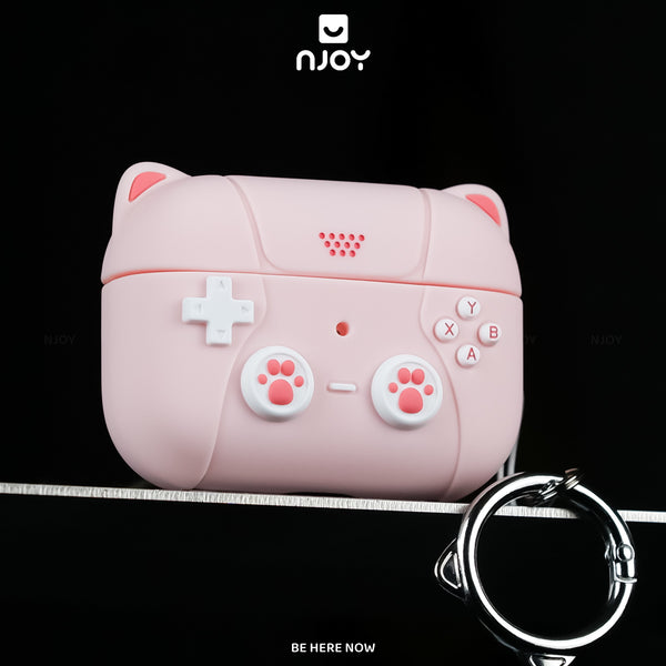 Ốp Silicon Mèo Hello Kitty Kèm Móc Khóa Tiện Lợi Cho Tai Nghe Airpods 3 4 Airpods Pro 3 2 Njoyshop