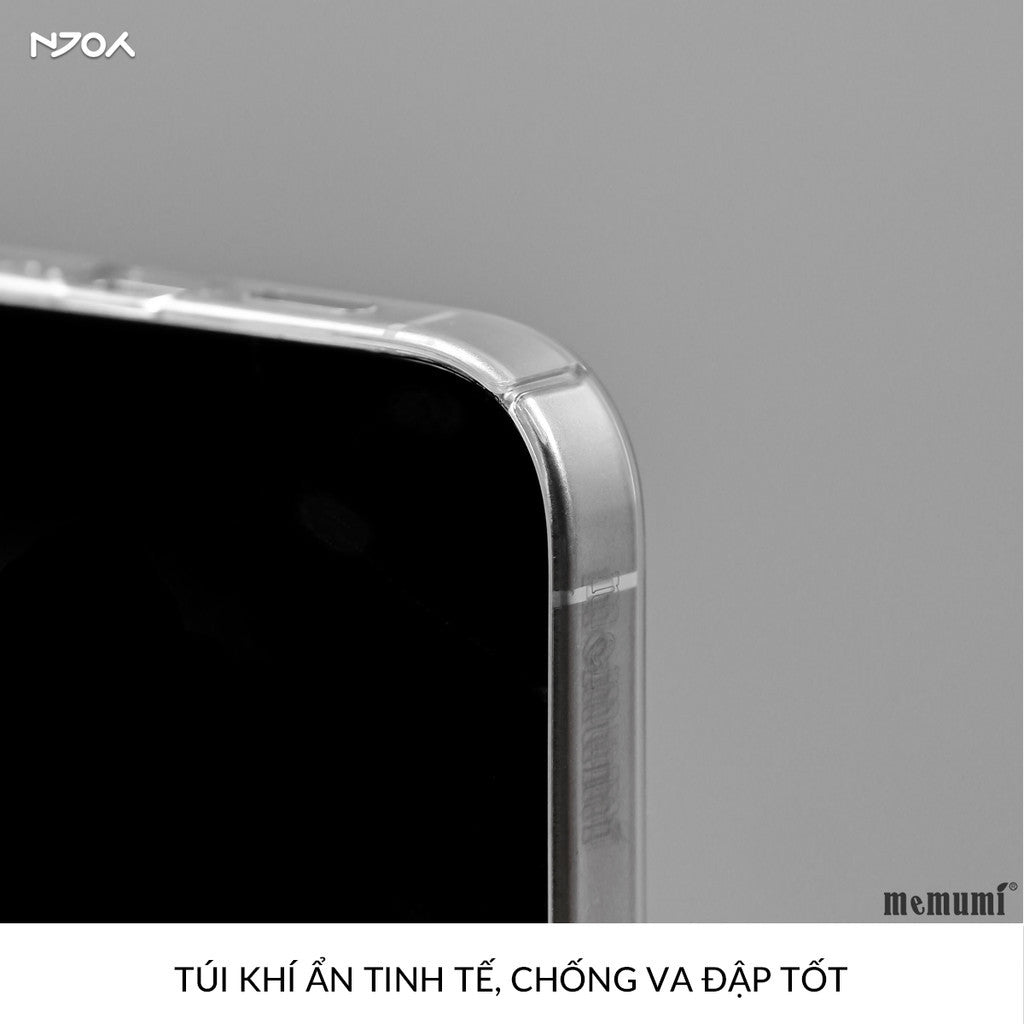 Ốp Trong Suốt Cứng Siêu Mỏng Memumi Chống Ố Vàng Cho Điện Thoại iPhone 17 Pro Max 16 15 14 13 12