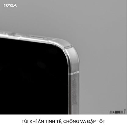Ốp Trong Suốt Cứng Siêu Mỏng Memumi Chống Ố Vàng Cho Điện Thoại iPhone 17 Pro Max 16 15 14 13 12