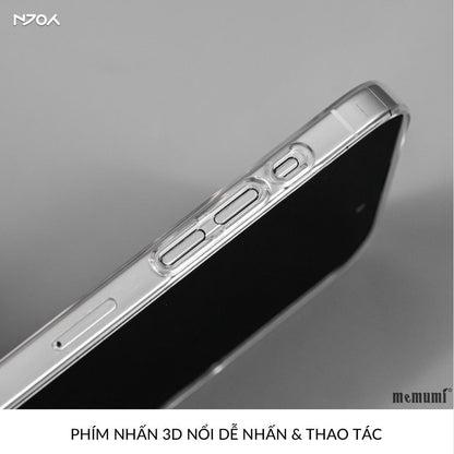 Ốp Trong Suốt Cứng Siêu Mỏng Memumi Chống Ố Vàng Cho Điện Thoại iPhone 17 Pro Max 16 15 14 13 12