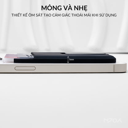 Ví Đựng Thẻ Hỗ Trợ Magsafe Siêu Mỏng Có Giá Đỡ Cho Điện Thoại iPhone Samsung