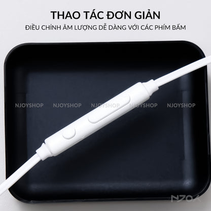 Tai Nghe Nhét Tai S7 Chân Tròn 3.5mm In-ear Tương Thích Với iPhone Samsung Oppo Xiaomi Njoyshop