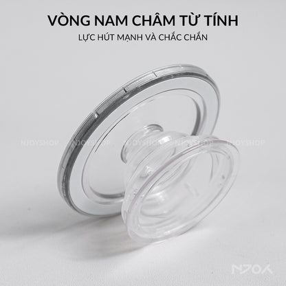 Giá Đỡ Điện Thoại Popsocket Magsafe Trong Suốt Nhỏ Gọn Cho Điện Thoại iPhone Samsung Njoyshop