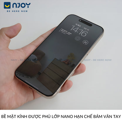 Kính Cường Lực Hoda Trong Suốt 3D Khung Tự Dán Cho iPhone 17 Pro Max 16 15