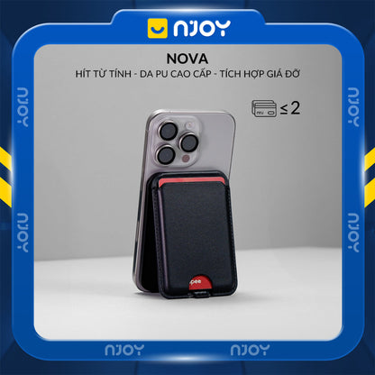 Ví Đựng Thẻ Magsafe Leather Kiêm Giá Đỡ Cho Điện Thoại iPhone 17 Pro Max 16 15 14 13 12