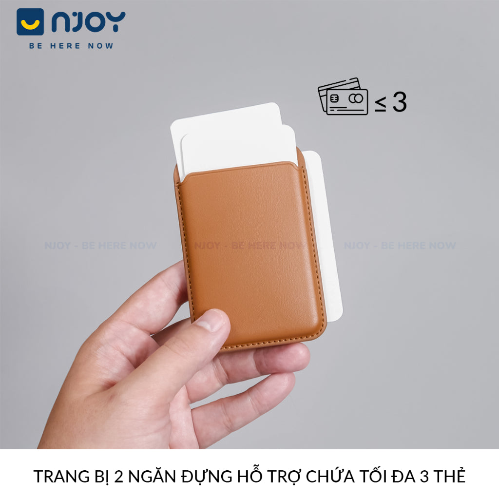 Ví Đựng Thẻ Magsafe Không Dây Cho Điện Thoại iPhone Samsung Huawei Xiaomi