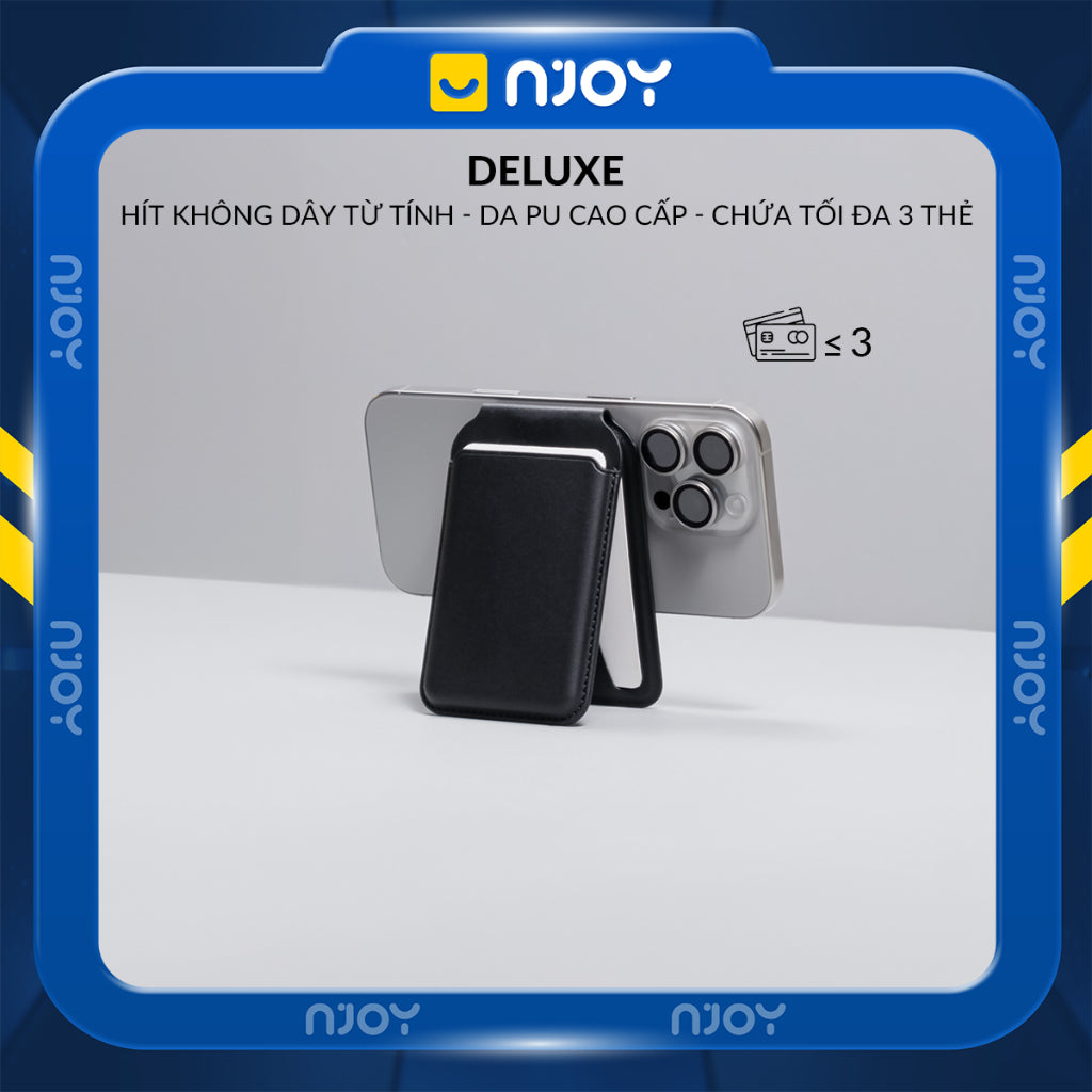 Ví Đựng Thẻ Magsafe Không Dây Cho Điện Thoại iPhone Samsung Huawei Xiaomi