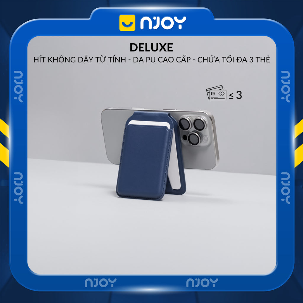 Ví Đựng Thẻ Magsafe Không Dây Cho Điện Thoại iPhone Samsung Huawei Xiaomi