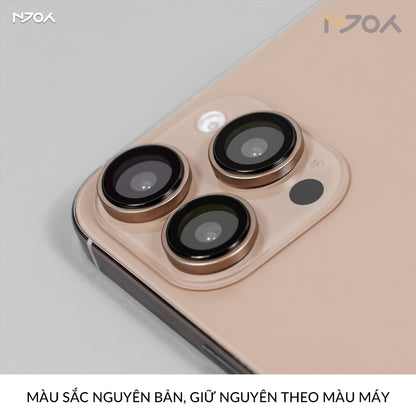 Bộ Vòng Cường Lực Bảo Vệ Camera Anank AR Chống Trầy Xước Màu Nguyên Bản Cho iPhone 13 14 15 Pro Max Njoyshop