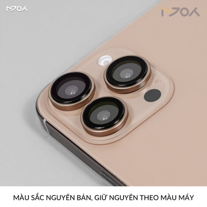 Bộ Vòng Cường Lực Bảo Vệ Camera Anank AR Chống Trầy Xước Màu Nguyên Bản Cho iPhone 13 14 15 16 17 Pro Max Njoyshop