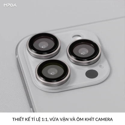 Bộ Vòng Cường Lực Bảo Vệ Camera Anank AR Chống Trầy Xước Màu Nguyên Bản Cho iPhone 13 14 15 Pro Max Njoyshop