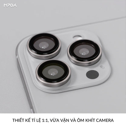 Bộ Vòng Cường Lực Bảo Vệ Camera Anank AR Chống Trầy Xước Màu Nguyên Bản Cho iPhone 13 14 15 16 17 Pro Max Njoyshop