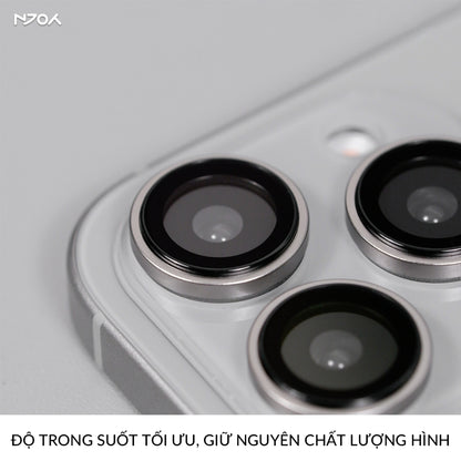 Bộ Vòng Cường Lực Bảo Vệ Camera Anank AR Chống Trầy Xước Màu Nguyên Bản Cho iPhone 13 14 15 Pro Max Njoyshop