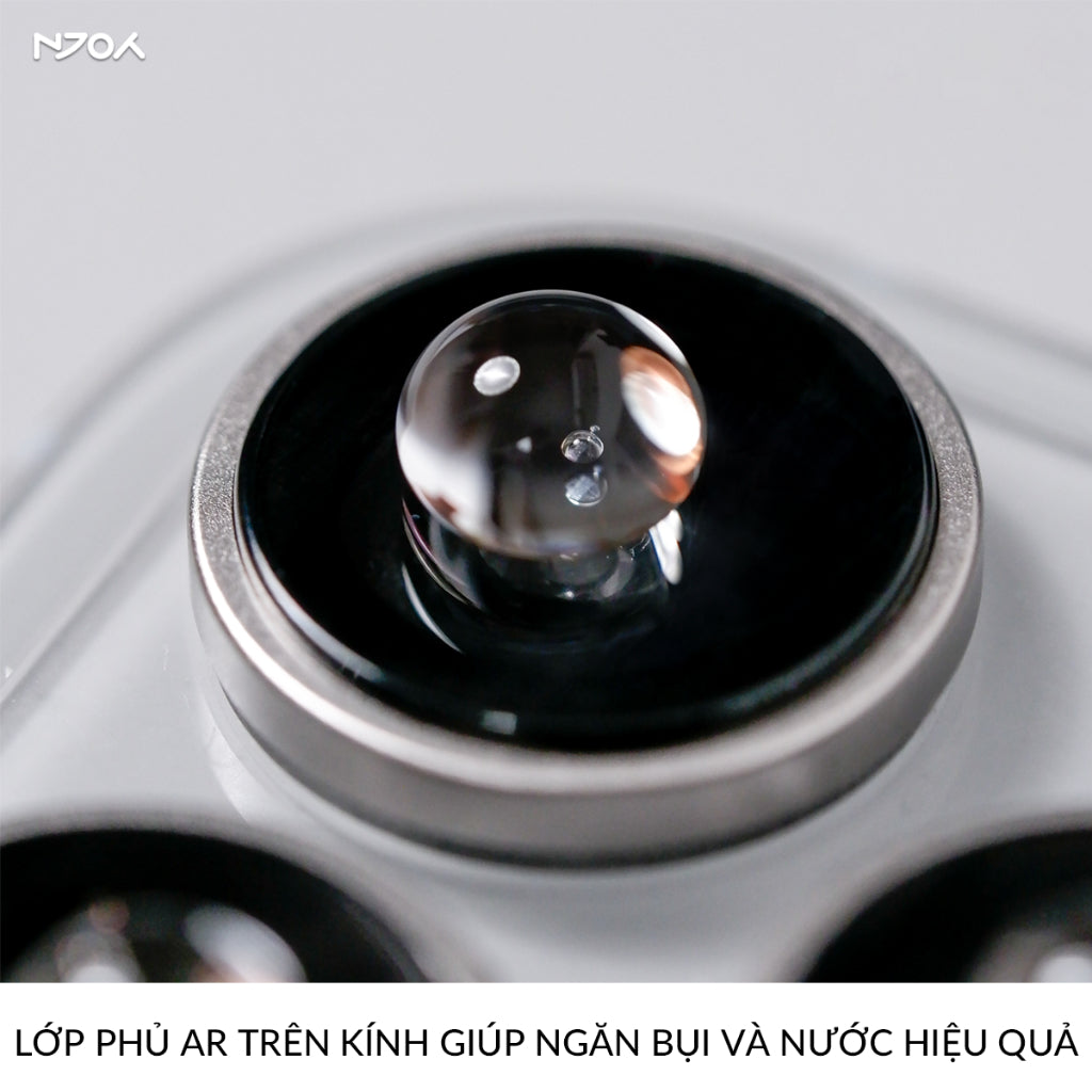 Bộ Vòng Cường Lực Bảo Vệ Camera Anank AR Chống Trầy Xước Màu Nguyên Bản Cho iPhone 13 14 15 16 17 Pro Max Njoyshop