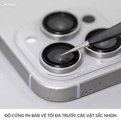 Bộ Vòng Cường Lực Bảo Vệ Camera Anank AR Chống Trầy Xước Màu Nguyên Bản Cho iPhone 13 14 15 16 17 Pro Max Njoyshop