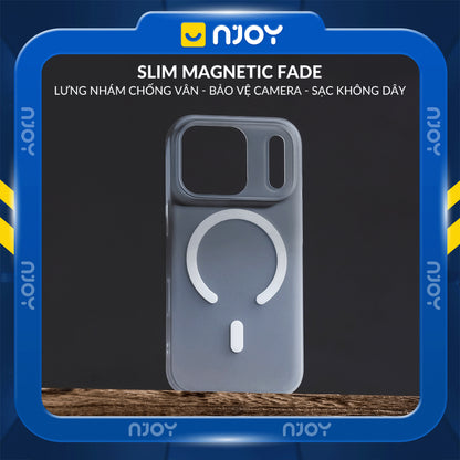 Ốp Siêu Mỏng Nhám Magsafe Màu Gradient Ombre Cho Điện Thoại iPhone 17 Pro Max 16 15 14 13
