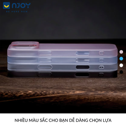 Ốp Siêu Mỏng Slim Nhám Mờ Chống Vân Tay Bảo Vệ Camera Cho Điện Thoại iPhone 17 Pro Max 16 15 14 13