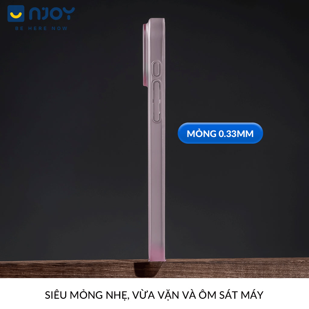 Ốp Siêu Mỏng Slim Nhám Mờ Chống Vân Tay Bảo Vệ Camera Cho Điện Thoại iPhone 17 Pro Max 16 15 14 13