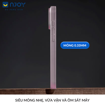 Ốp Siêu Mỏng Slim Nhám Mờ Chống Vân Tay Bảo Vệ Camera Cho Điện Thoại iPhone 17 Pro Max 16 15 14 13