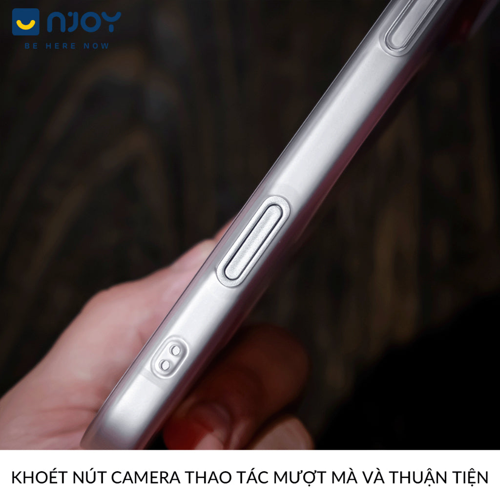 Ốp Siêu Mỏng Slim Nhám Mờ Chống Vân Tay Bảo Vệ Camera Cho Điện Thoại iPhone 17 Pro Max 16 15 14 13