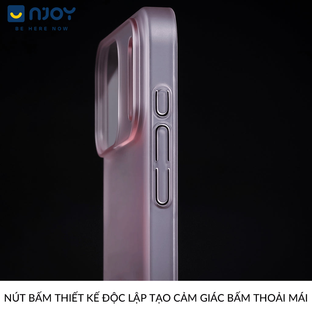 Ốp Siêu Mỏng Slim Nhám Mờ Chống Vân Tay Bảo Vệ Camera Cho Điện Thoại iPhone 17 Pro Max 16 15 14 13