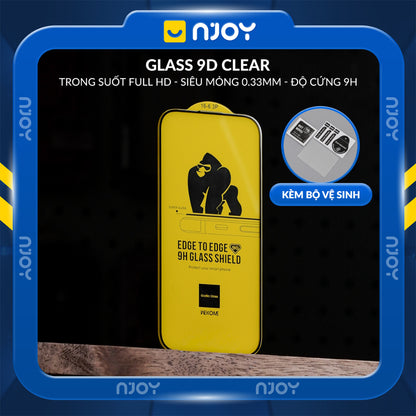 Kính Cường Lực WK Kinkong 9D Trong Suốt Không Hộp Cho Điện Thoại iPhone 17 Pro Max 16 15 14 13