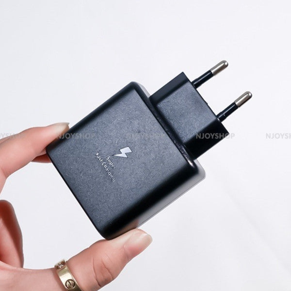 Bộ sạc nhanh 45w Samsung chân cắm Type C Cho Điện Thoại Android Njoyshop