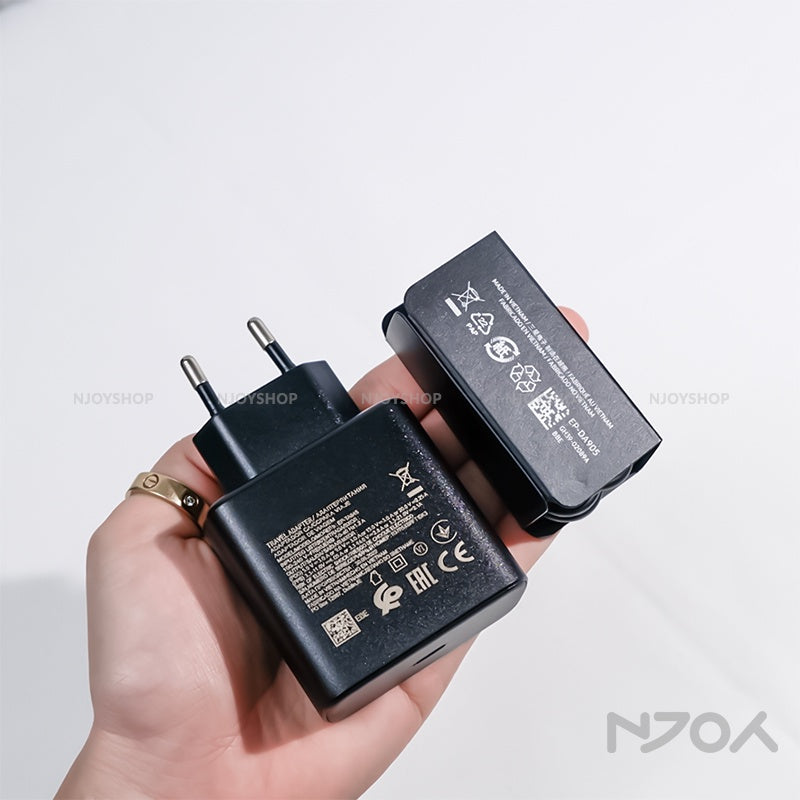 Bộ sạc nhanh 45w Samsung chân cắm Type C Cho Điện Thoại Android Njoyshop
